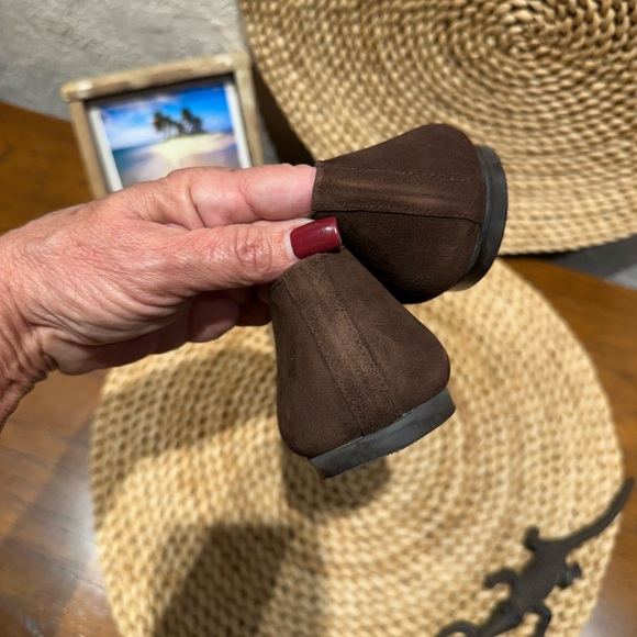 French Sole fs/ny Jigsaw Brown Suede Ballet Flats, Size 8.5 B Orig $220 - Picture 6 of 12